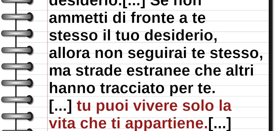 Citazione Vivere per se stessi significa essere un compito per se stessi. Jung