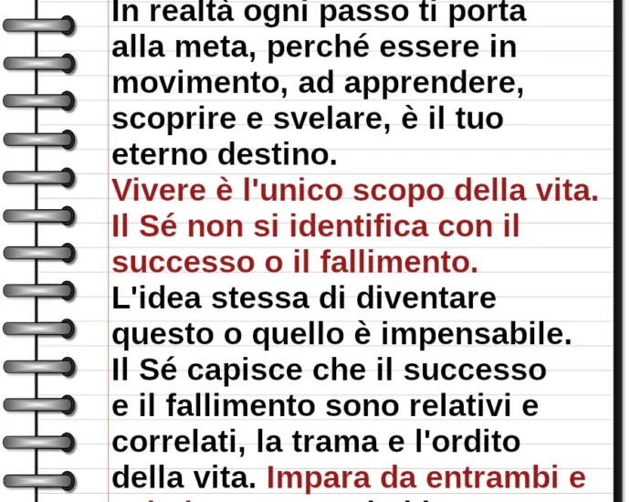 In realtà ogni passo ti porta alla meta Nisargadatta Maharaj