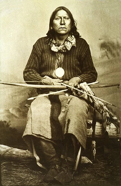 Satanta Nativa Americana Capo guerra clan Kiowa