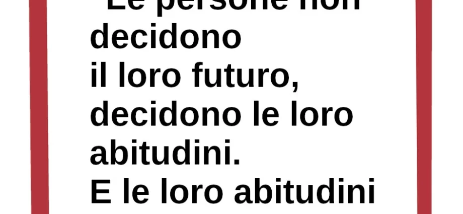 Frase di oggi Le persone non decidono il loro futuro F. M. Alexander