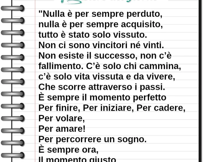 Poesia di Ada Luz Marquez Nulla è per sempre perduto
