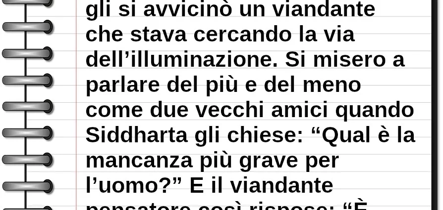 Citazione Qual è la mancanza più grave per l'uomo Hermann Hesse