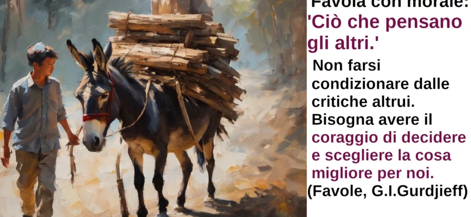 Favola con morale Ciò che pensano gli altri Gurdjieff