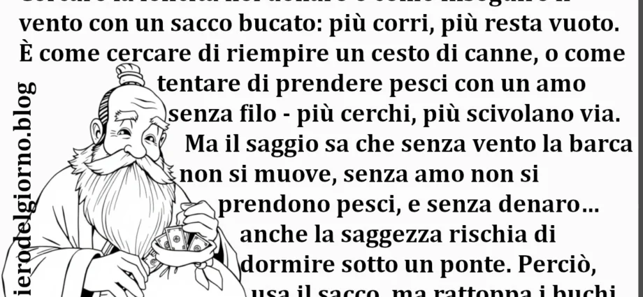 Calendario con frase saggia divertente del giorno 18 marzo di Lao Zen Scacciapensieri