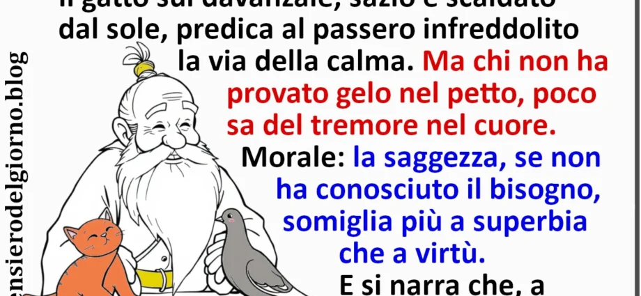 Calendario saggio frase del giorno 1 maggio Lao Zen Scacciapensieri