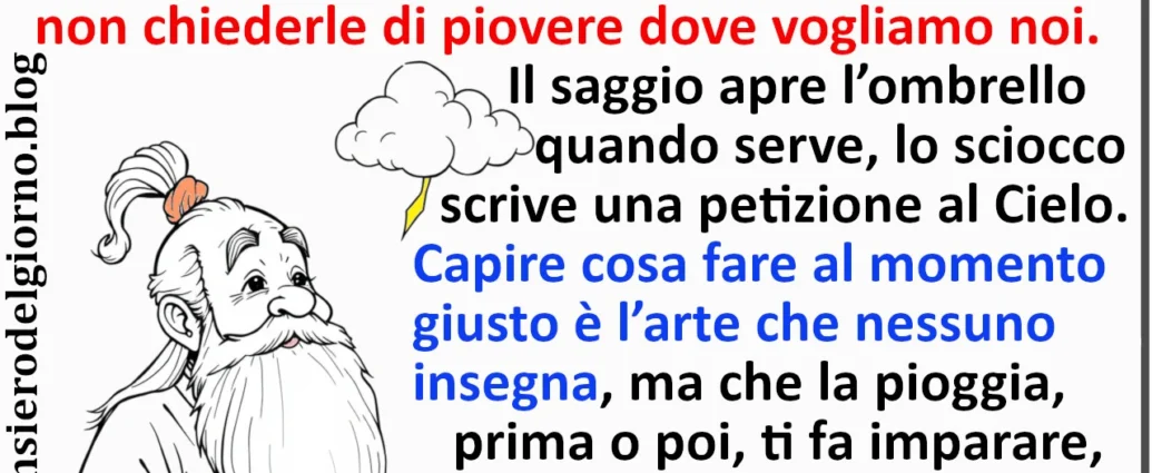 Calendario frase saggia divertente del 22 aprile Lao Zen Scacciapensieri