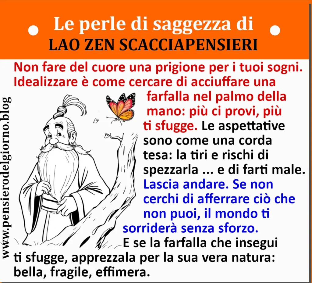 Frase del 14 maggio perle di saggezza Lao Zen Scacciapensieri