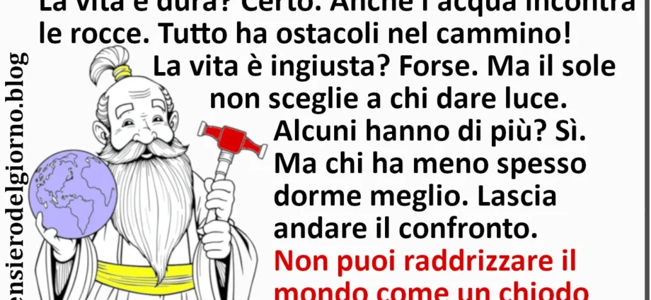 Frase del 17 maggio perle di saggezza di Lao Zen Scacciapensieri
