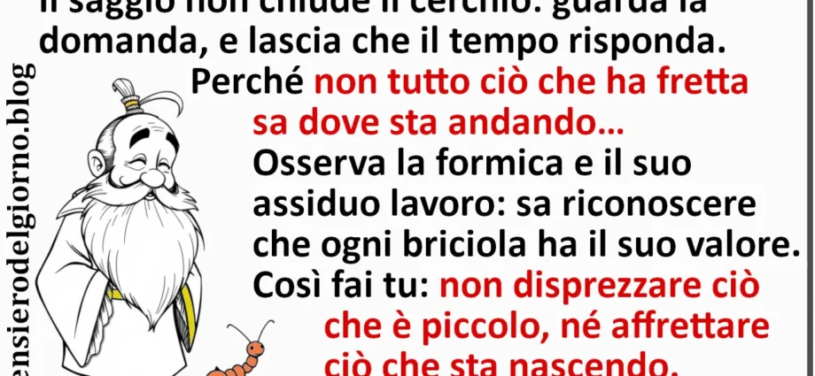 Calendario saggio divertente frase del giorno 3 maggio Lao Zen Scacciapensieri