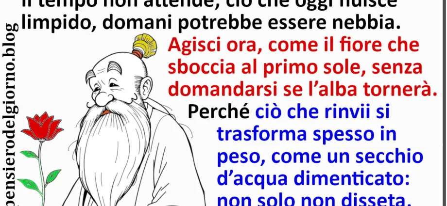 Calendario frasi sagge divertenti del 5 maggio Lao Zen Scacciapensieri