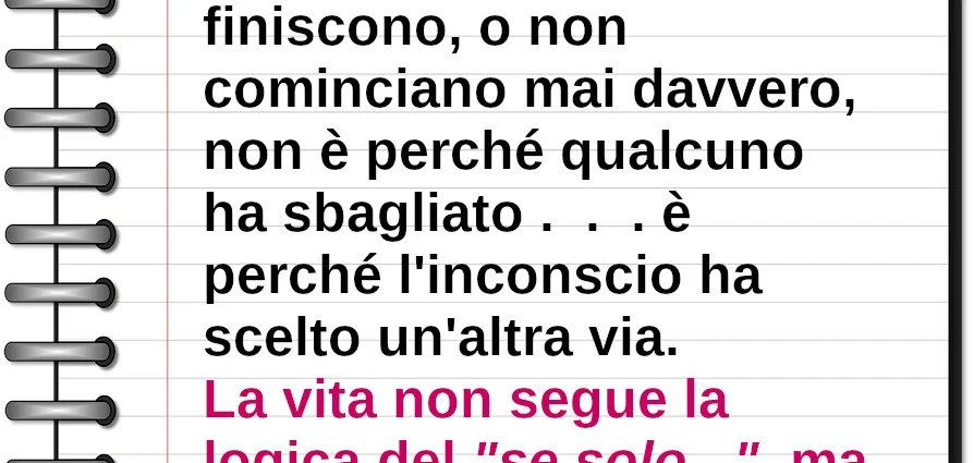 Frase del 25 maggio Nessuno ha colpa. Quando le cose finiscono