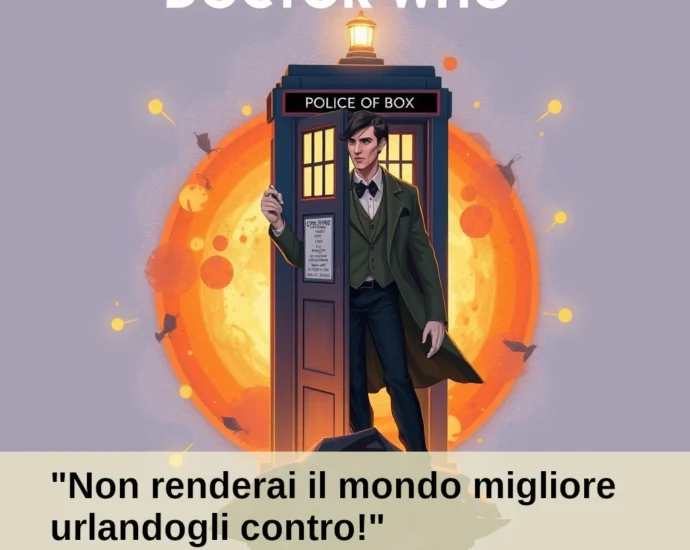 Frase del 23 maggio Non renderai il mondo un posto migliore Doctor Who