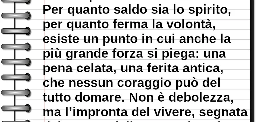 Frase dell'1 giugno In ogni anima c'è una crepa