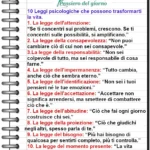 Dieci leggi psicologiche che possono trasformare la vita