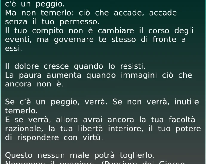 Frase del 9 luglio: Non dire questo è il peggio