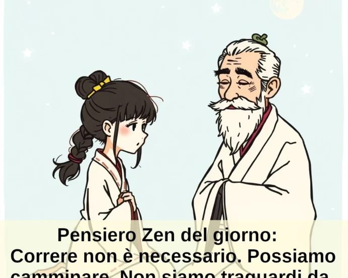 Pensiero Zen del giorno: dialogo sull'ansia e il controllo