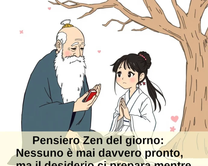 Pensiero del giorno Zen Nessuno è davvero mai pronto