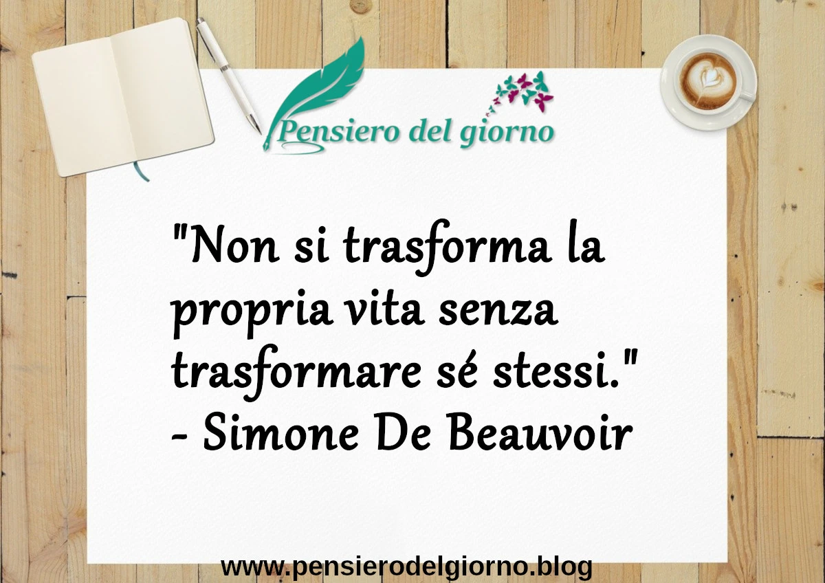 Frase del 15 settembre con riflessione: la vita non cambia per magia...