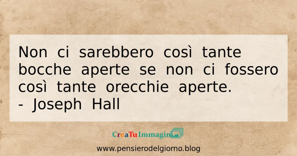 Chi parla male degli altri suscita interesse