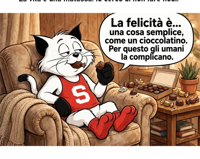 Riflessione del giorno: la felicià è una cosa semplice. Simplicio