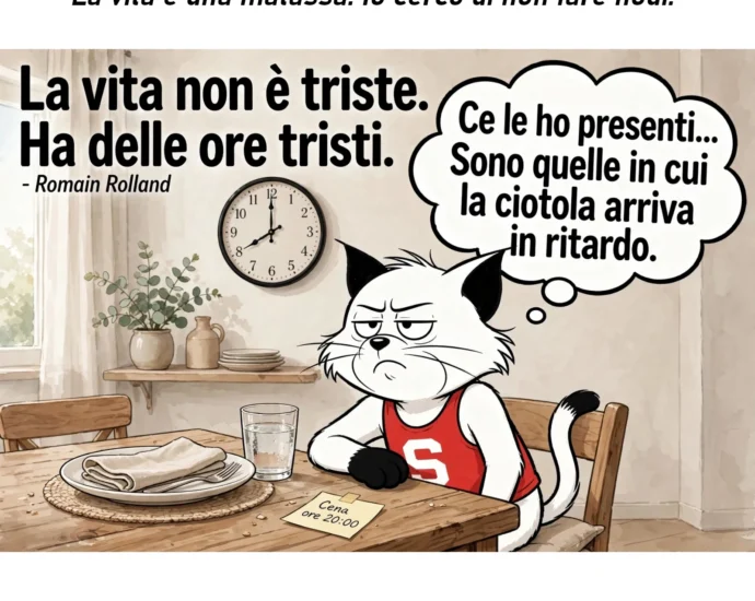 Riflessione del giorno secondo Simplicio: La vita ha ore tristi