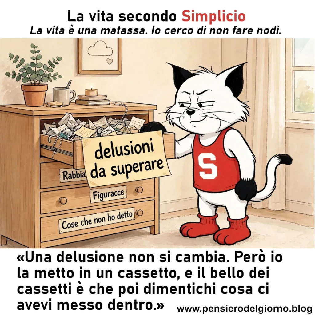 Riflessione del giorno: le delusioni da superare secondo Simplicio