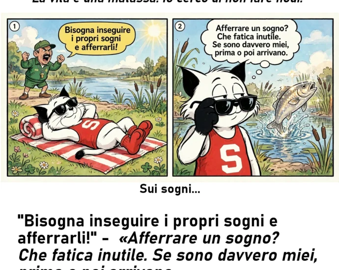 Riflessione del giorno sui sogni da inseguire secondo Simplicio