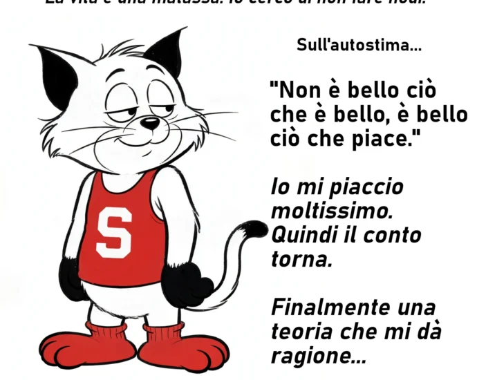 Il Pensiero di Simplicio sull'Autostima - Non è bello ciò che è bello